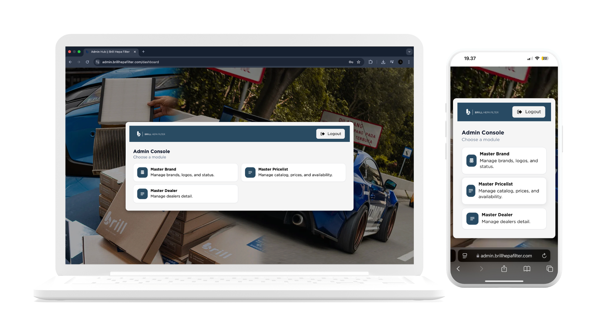 Brill Admin Platform Development preview