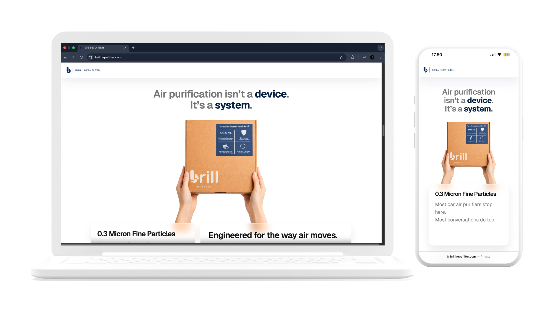 Brill One-Page Landing Page Development preview